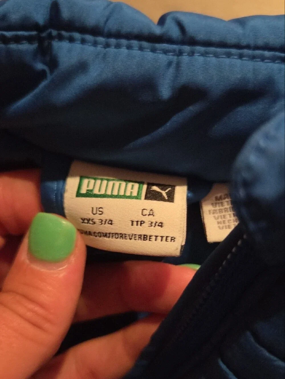 🦔Puma Kids Blue Puffer Vest